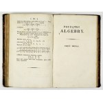 HRECZYNA G. – Początki algebry. Cz. 1-2. 1830.