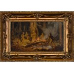 Walery Eljasz-Radzikowski (1841 - 1905), "January Insurgents by the Fire".