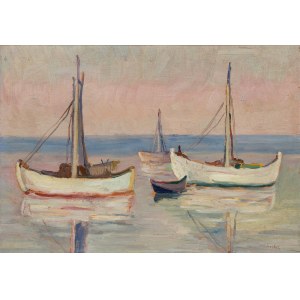 Emil Krcha (1894 - 1972), Łodzie o poranku