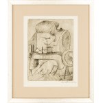Eugeniusz Waniek (1906 - 2009), By the Machine.