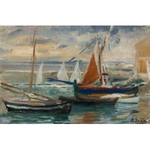 Soter Jaxa Małachowski (1887 - 1952), Łodzie w Abbazzi