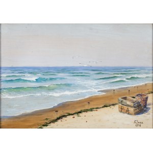 Soter Jaxa Małachowski (1887 - 1952), Kosze na bałtyckiej plaży