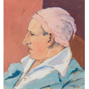 Ludwik de Laveaux (1891 - 1969), Portret mężczyzny w szlafmycy