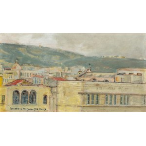 Wlastimil Hofman (1881 - 1970), Pejzaż z Bliskiego Wschodu. Haifa