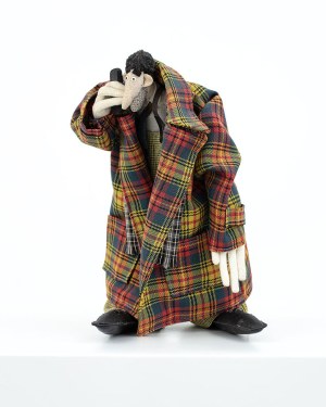 Pawel, Monika Althamer, Chamberlain (b. 1967) (b. 1966), Cellular man in plaid coat, 1990s.
