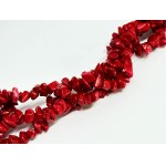 Triple Red Coral Necklace