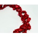 Triple Red Coral Necklace