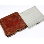Silver powder box in original case