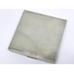Silver powder box in original case