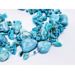 Turquoise quadruple necklace