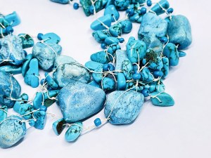 Turquoise quadruple necklace