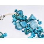Turquoise quadruple necklace
