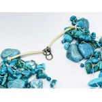 Turquoise quadruple necklace