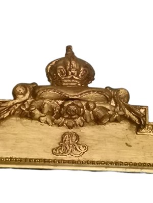 The original mirror from the Bristol Hotel.