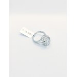 Pierścionek z kryształem górskim 11.58 ct, srebro 925, certyfikat Gemporia