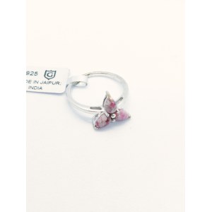 Pierścionek z 3 biksbitami 1.260 ct, srebro 925, certyfikat Gemporia