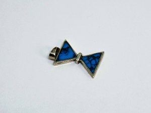 Silver Pendant with Turquoise