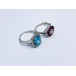 Set of 2 silver rings