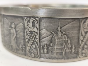 Norwegian table lighter and ashtray