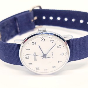 Men's Sekonda 19 Jewels Mechanical Chrome 34mm Watch
