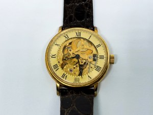 SIJ Swiss Made Skeleton Men's Mechanical Watch
