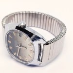 Zegarek Męski Sekonda 17 Jewels Mechaniczny Datownik Chromowany 36 mm