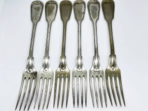 Set of 6 Vliess Alpacca forks