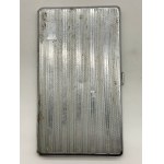 Long chrome cigarette case
