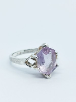 Amethyst Ring, 925 Silver, Gemporia