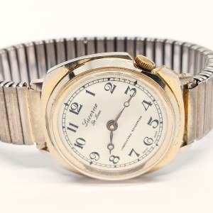 Men's Lucerne De Luxe Gold Plated 37mm Driver's Watch