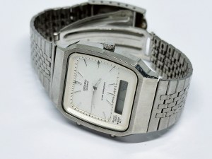 Men's/unisex Seiko Alarm Chronograph 33 mm watch