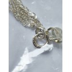 Pendant with jade and Chinese lucky symbol, 925 Silver