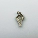 Srebrny wisiorek z Diamentami około 0.09 Ct