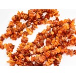 Two raw amber necklaces