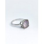 Anello con ametista, argento 925, Gemporia