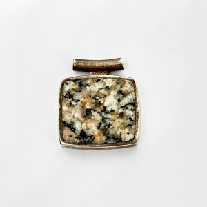 Silver Pendant with Jasper