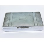 Modernist chrome cigar box 