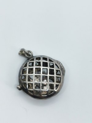 Vintage Secretary Pendant, 925 Silver