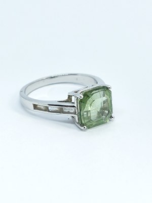 Ring with Tourmaline and Topazes, 925 Silver, Gemporia
