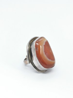 Ring with agate, 925 Silver