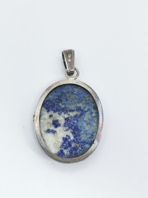 Pendant with lapis lazuli, 925 Silver
