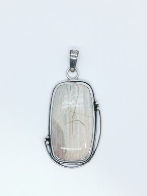 Jasper Pendant, 925 Silver