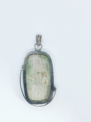 Jasper Pendant, 925 Silver