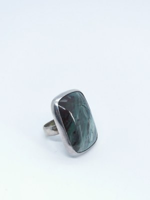 Ring with jasper, 925 Silver