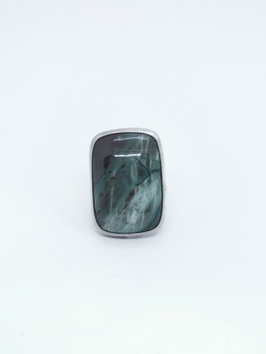 Ring with jasper, 925 Silver