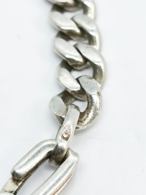 Silver bracelet, armor