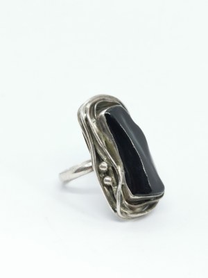 Ring with agate, 925 Silver