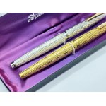 Dwa pióra Sheaffer, złote stalówki 14K/585