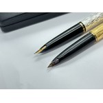 Dwa pióra Sheaffer, złote stalówki 14K/585