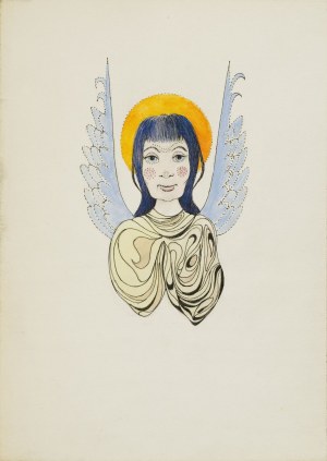 Kazimierz MIKULSKI (1918-1998), Woman angel